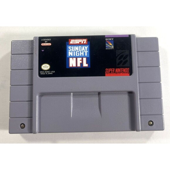 ESPN Sunday Night NFL Super Nintendo Entertainment System 1994 Tested - Picture 1 of 7